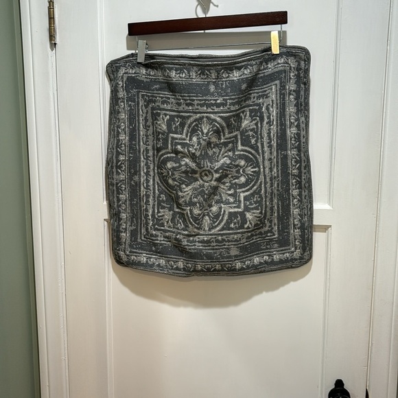 Restoration Hardware 20” gray pillow cover - Picture 4 of 7